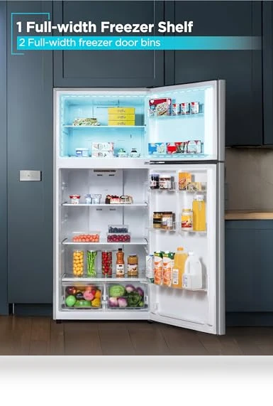 Top Mount Refrigerator with Freezer — Mini Fridges, BLACK+DECKER