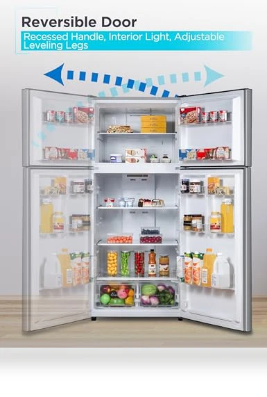 Top Mount Refrigerator with Freezer — Mini Fridges, BLACK+DECKER