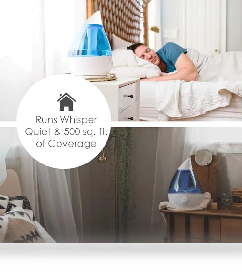 Ultrasonic Cool Mist Teardrop Humidifier — Air Moisturizers, Crane