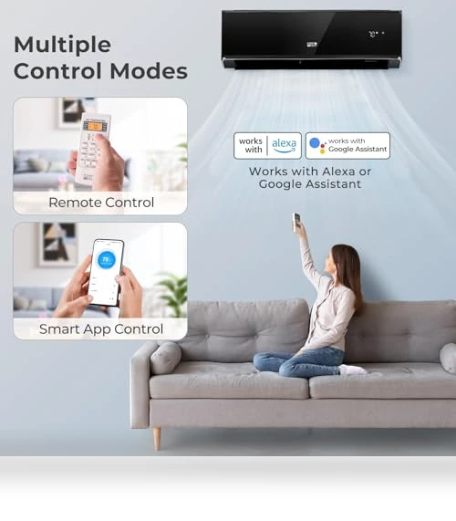 Wifi Enabled Mini Split Air Conditioner & Heater — Cooling Solutions, COSTWAY