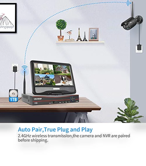 Wireless Pro Security Camera System — Smart Home Security, Hiseeu