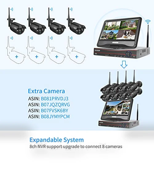 Wireless Pro Security Camera System — Smart Home Security, Hiseeu