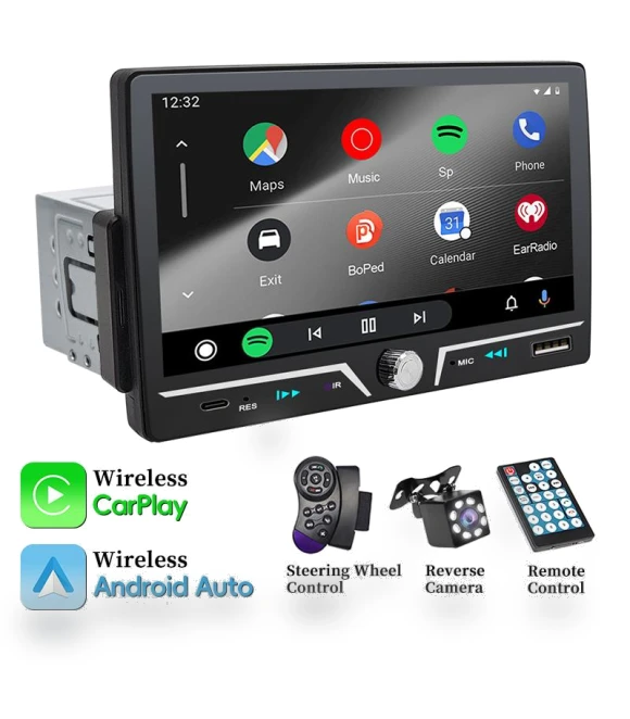 Car Radio with Wireless/Wired Carplay Android Auto — Car Installation Essentials, JOHO - CarGear