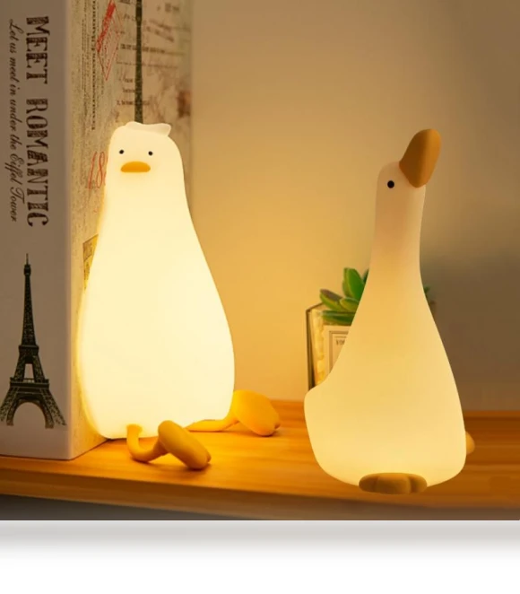 Cute Silicone Duck Night Light — Night Lights, TOP-MALL-001