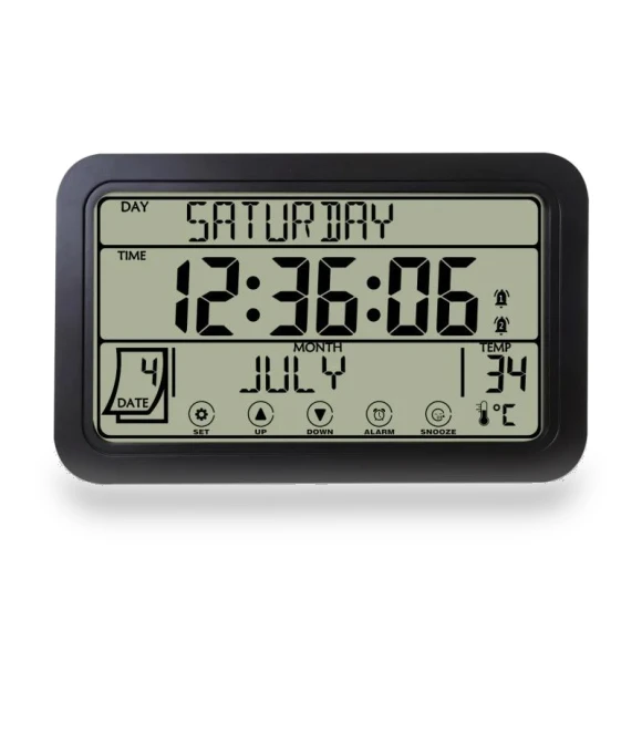 Digital Wall Clock with Touch Screen — Clocks, TOP-MALL-001