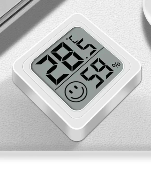 Mini LCD Digital Thermometer Hygrometer — Thermal Measurement Tools, TOP-MALL-001