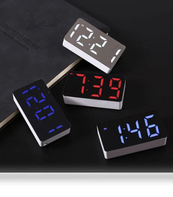 Mini LED Electronic Mirror Clock — Alarms & Clocks, TOP-MALL-001