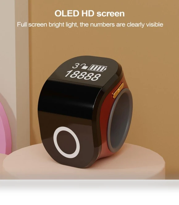 Portable Digital Tally Counter Ring — Smart Rings, Darling Home