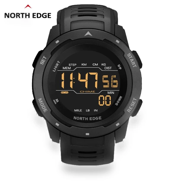 Smart Sports Watch with Dual Time — Sport Watches, NORTH EDGE