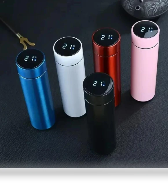 Smart Temperature Display Vacuum Insulated Coffee Cup — Beverage Warmers, TOP-MALL-001