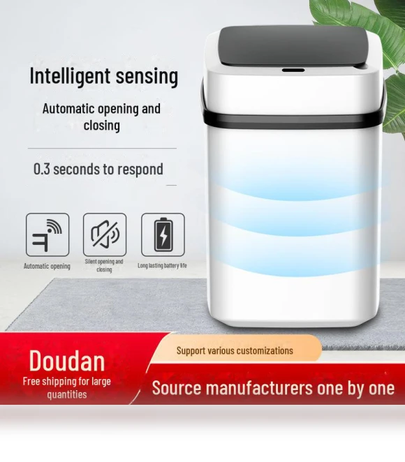 Smart Touch Sensor Trash Can — Kitchen Cans, WoW Home