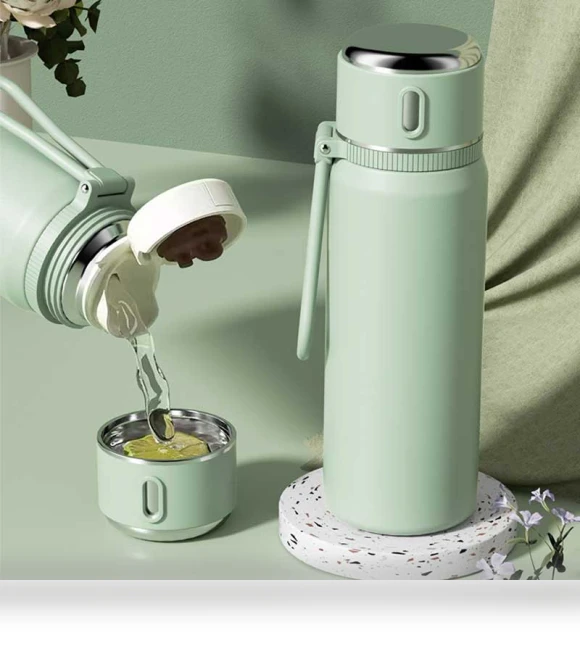 Smart Vacuum Thermos Cup — Flasks, TOP-MALL-001