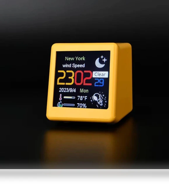 Smart Weather Station Clock — Weather Monitoring Clocks, Daily necessities-V