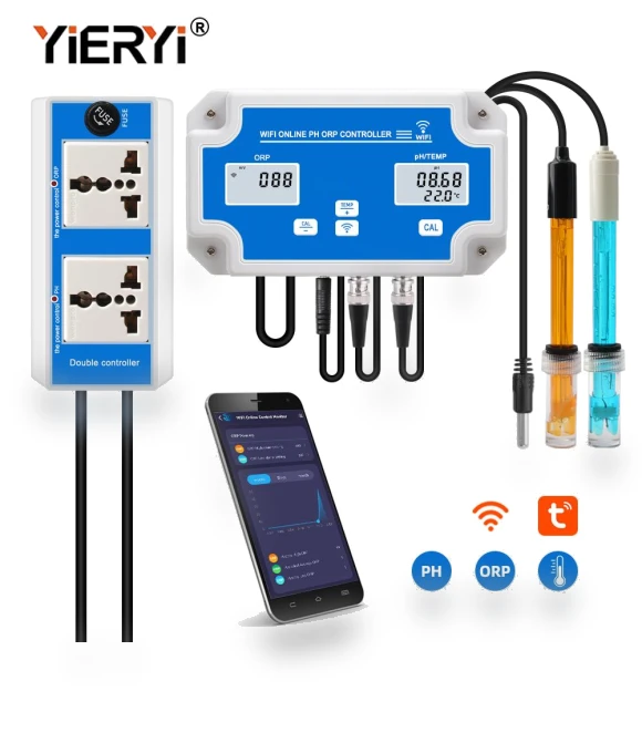 Smart WiFi Water Quality Monitor — Test Kits & Thermometers, yieryi