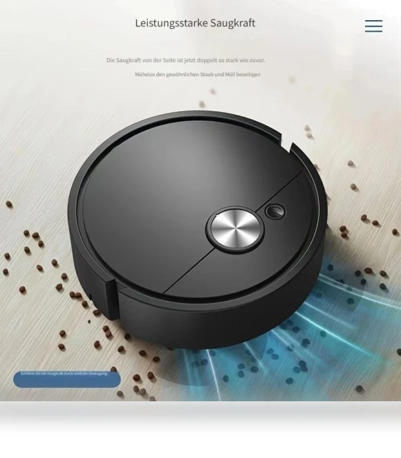 Ultra-thin Intelligent Cleaning Solution — Smart Cleaning Robots, Living style