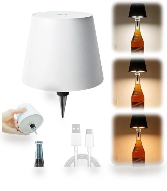 Wireless Bottle Lamp — Desk & Table Lighting, RuKing