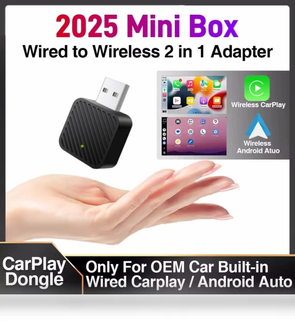 Wireless CarPlay Android Auto Adapter — Car Essentials, JOHO - CarGear