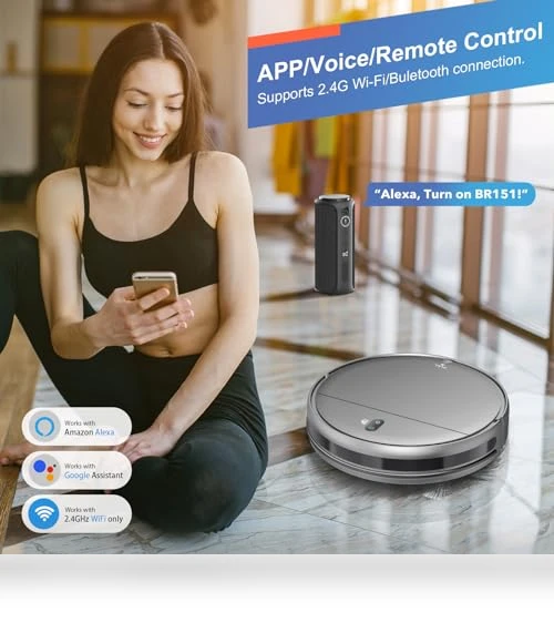 2 in 1 Robotic Vacuum Cleaner with Mopping — Smart Cleaning Robots