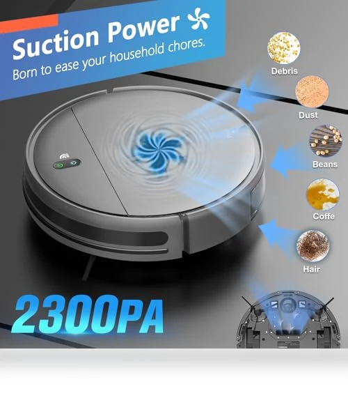 2 in 1 Robotic Vacuum Cleaner with Mopping — Smart Cleaning Robots