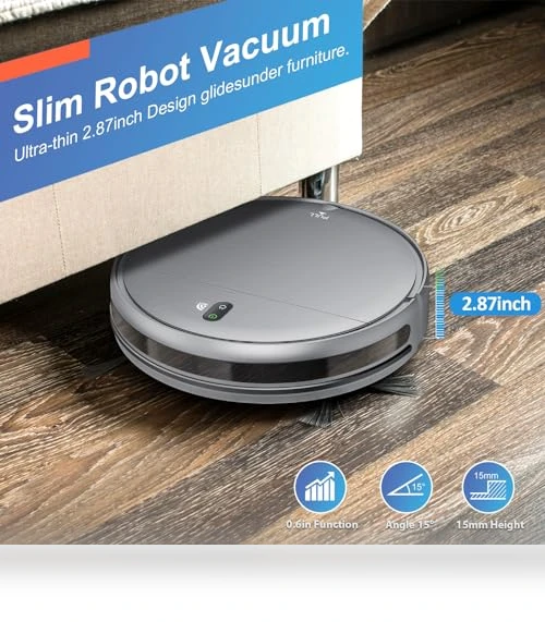 2 in 1 Robotic Vacuum Cleaner with Mopping — Smart Cleaning Robots