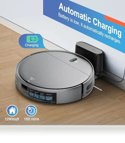 2 in 1 Robotic Vacuum Cleaner with Mopping — Smart Cleaning Robots