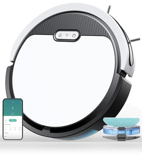 3-in-1 Ultra Thin Robot Vacuum and Mop Combo — Smart Cleaning Robots, Kipvvo