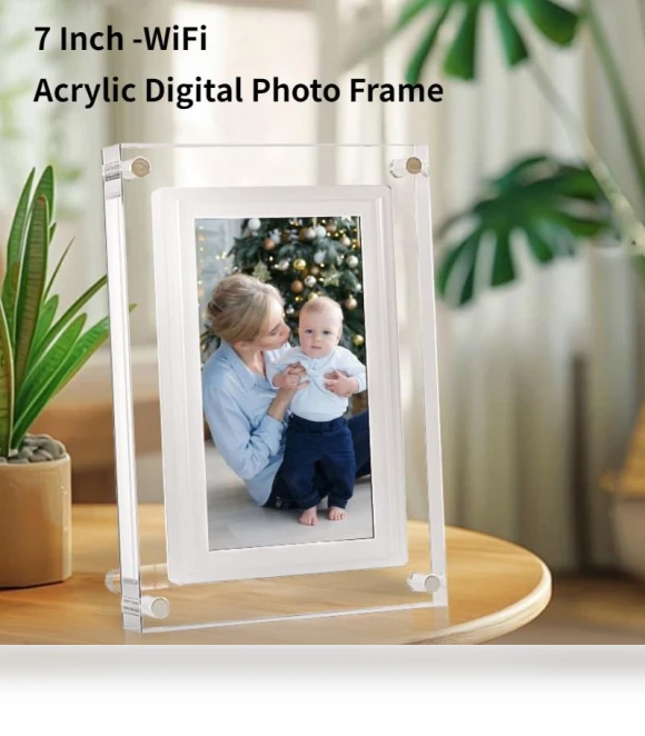 7-inch Acrylic Digital Photo Frame — Digital Frames, Crown Global