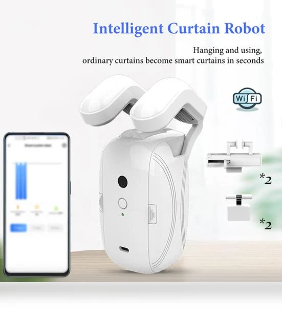 Automatic Curtain Opener Robot — Smart Home Hubs & Controllers, Amusedly