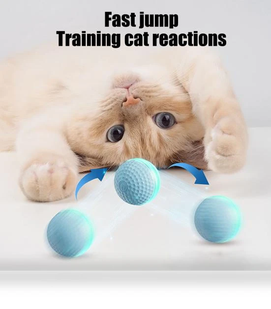 Automatic Rolling Ball with Light — Cat Playthings, Uomobo