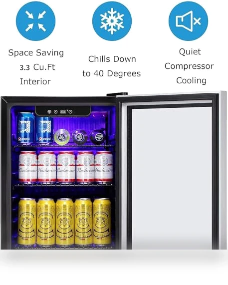 Beverage Refrigerator — Drink Coolers, Antarctic Star