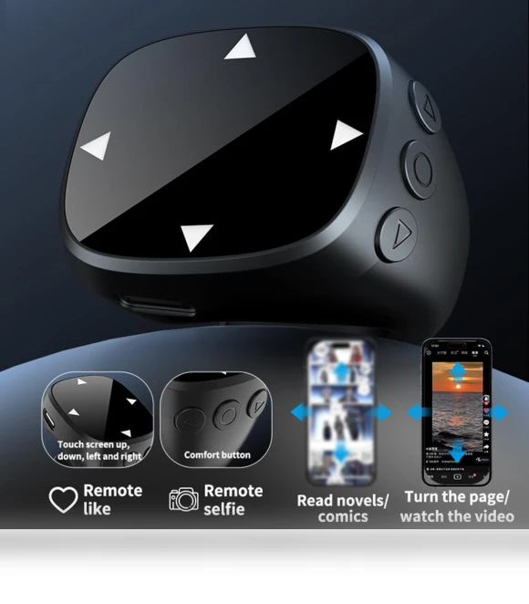 Bluetooth Ring Scroll Remote Control — Remote Controls, Good Household Items