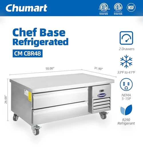 Commercial Chef Base Refrigerator — Drink Coolers, CHUMART