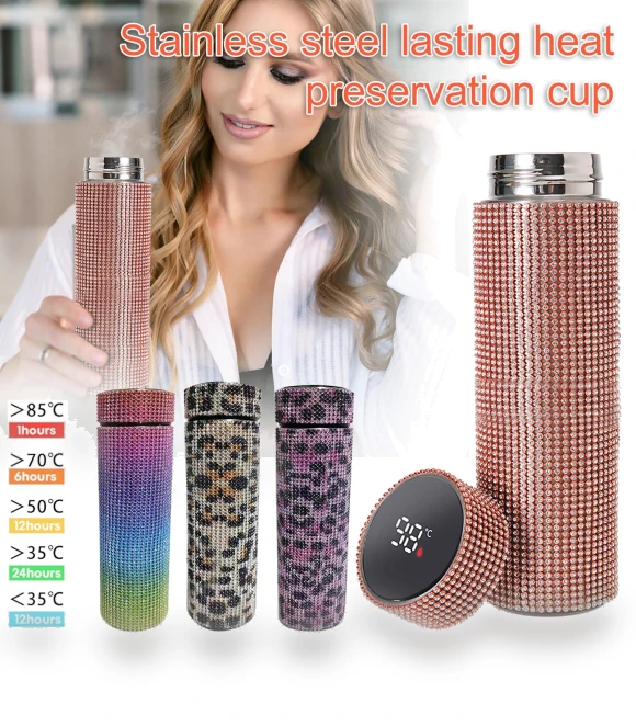 Diamond Thermo Bottle — Travel Drinkware, mujin