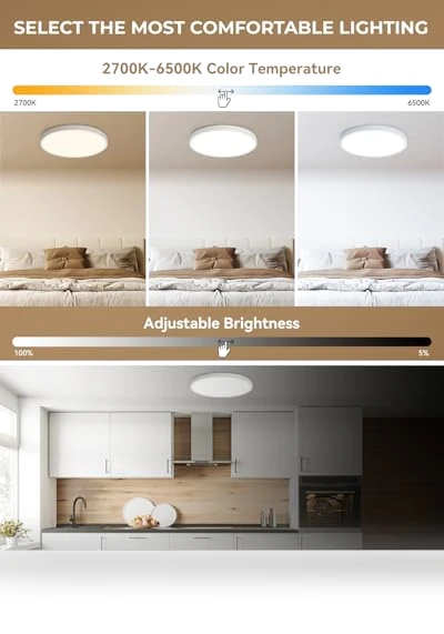 Flush Mount Ceiling Light — Overhead Lighting