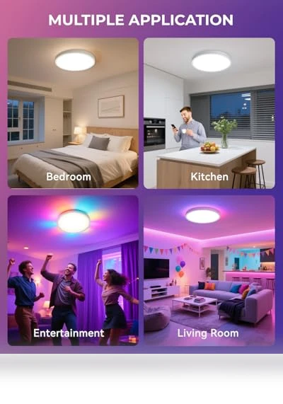 Flush Mount Ceiling Light — Overhead Lighting