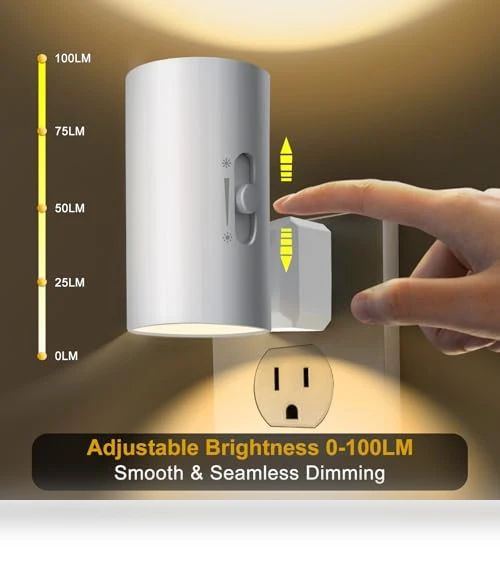 LED Night Light with Dusk to Dawn Sensor — Night Lights, WSKVEZZA