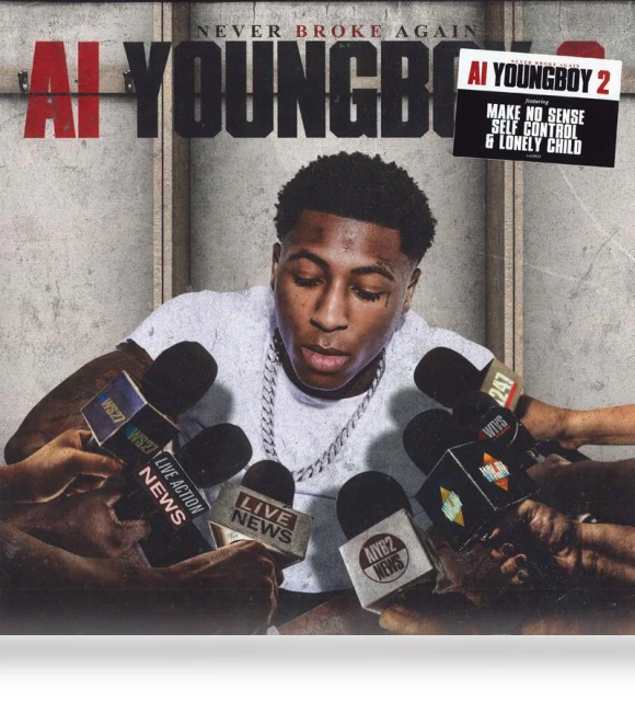 LP Record YOUNGBOY NEVER BROKE AGAIN - AI Youngboy 2 — Teen Pop, YOUNGBOY NEVER BROKE AGAIN
