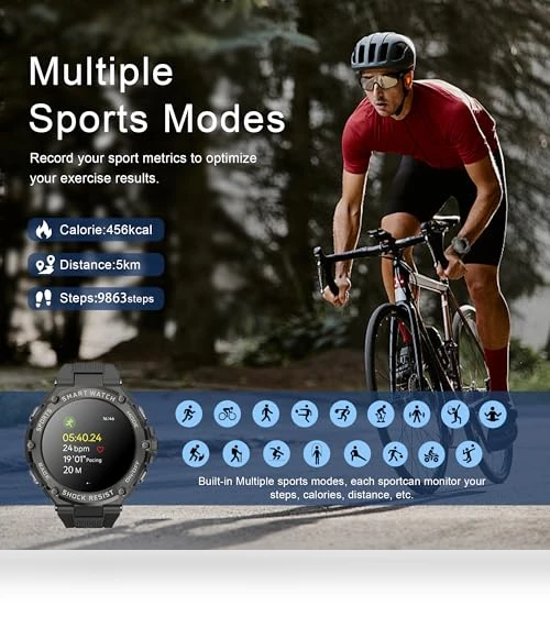 Military Bluetooth Calling Smartwatch — Wearable Accessories, Luzeyo
