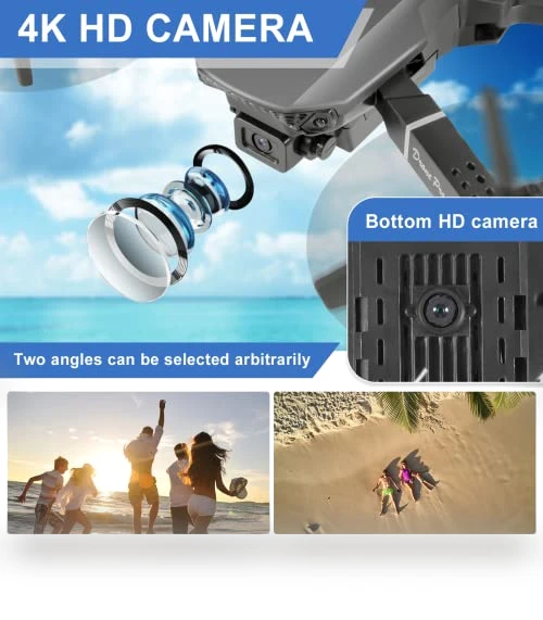 Mini Drone with 4K Dual Cameras — Drones, Jdfdexc