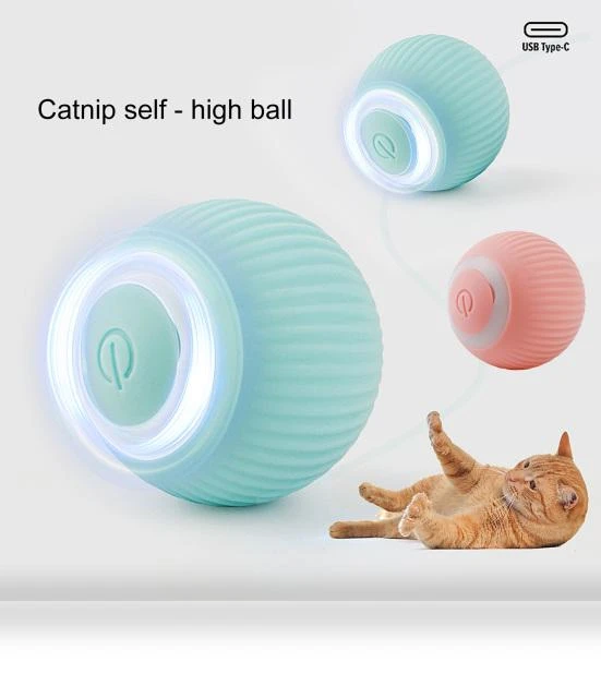 Self-moving Catnip Ball — Cat Playthings, I love My Pet