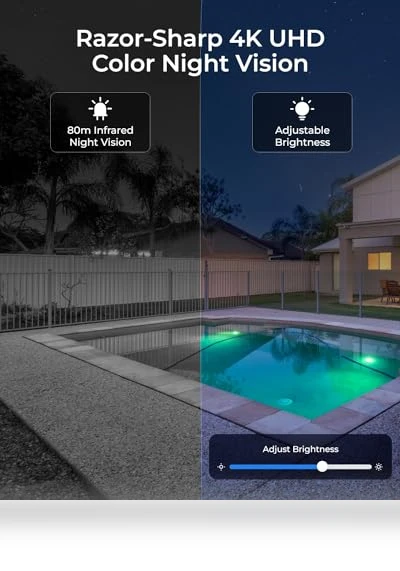 Smart 4K UHD PTZ Dome Security Camera — Security Cameras, Reolink Digital