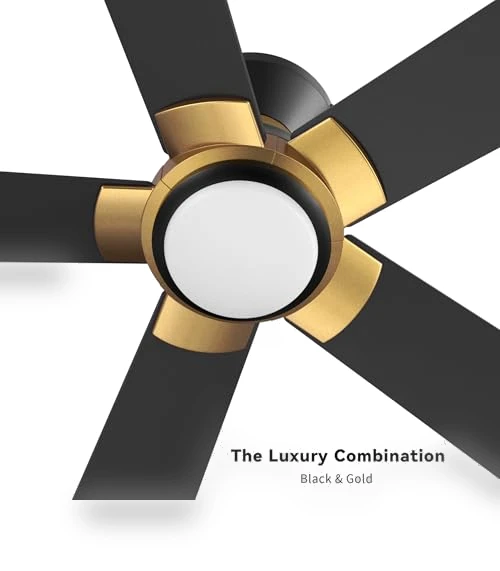 Smart 52" Ceiling Fan with Lights — Ceiling Fan Wall Controls, SMAFAN
