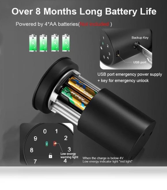 Smart Lock Q1 — Smart Home Security, RAYKUBE