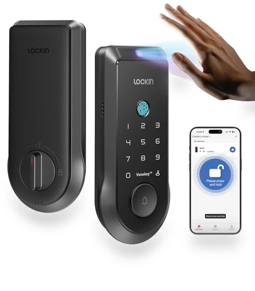Smart Lock with Palm Vein Recognition — Biometric Security, Lockin