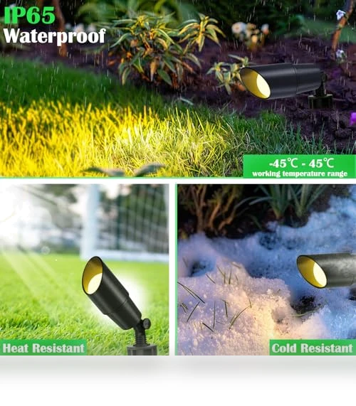 Smart RGB Landscape Lighting Kit — Outdoor Light Projectors, iYogaled