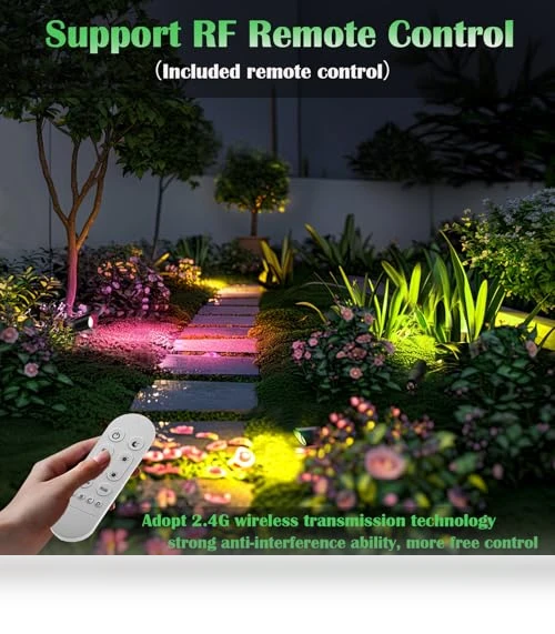 Smart RGB Landscape Lighting Kit — Outdoor Light Projectors, iYogaled