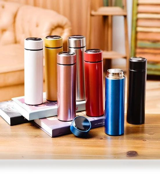 Smart Temperature Display Vacuum Insulated Mug — Beverage Warmers, Pavo