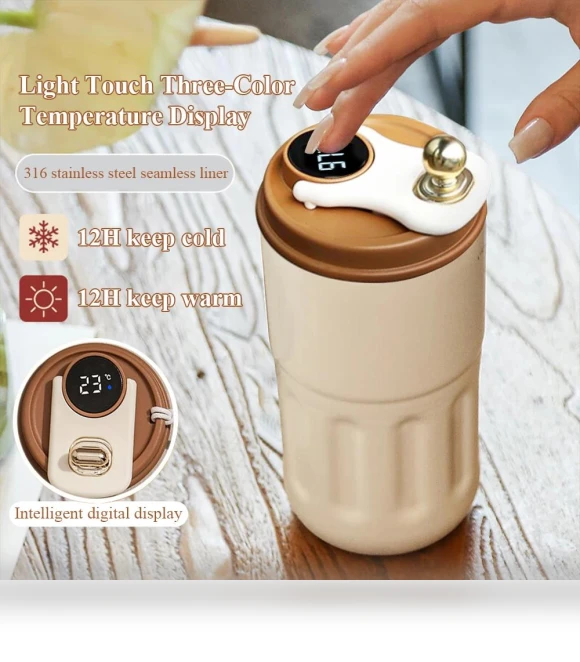 Smart Thermos Travel Coffee Mug — Beverage Warmers, Garden Supplies My