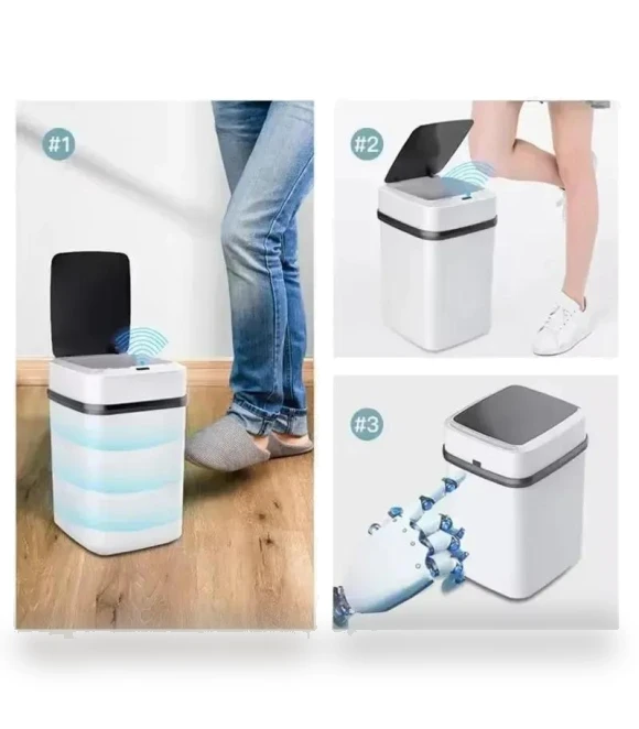 Smart Trash Can for Bathroom — Waste Baskets, Darling Home