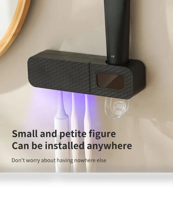 Smart Wall-Mounted Toothbrush Holder — Cup Holders, Daily necessities-V